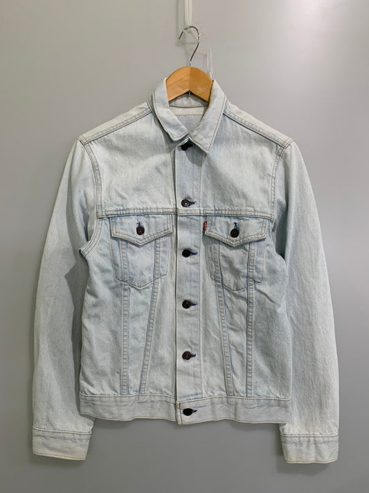 【中古品】【メンズ】 Levi's リーバイス 80's DENIM TRACKER JACKET 75505-0212 VINTAGE 80年代 デニム トラッカージャケット ライトアウター Gジャン 147-250929-kk-14-min サイズ：36 カラー：ライトインディゴ 万代Net店