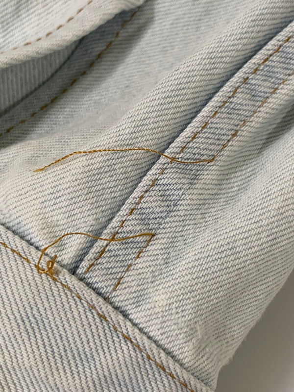 【中古品】【メンズ】 Levi's リーバイス 80's DENIM TRACKER JACKET 75505-0212 VINTAGE 80年代 デニム トラッカージャケット ライトアウター Gジャン 147-250929-kk-14-min サイズ：36 カラー：ライトインディゴ 万代Net店