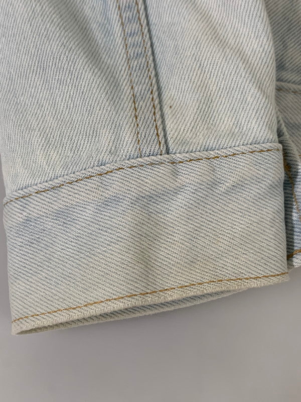 【中古品】【メンズ】 Levi's リーバイス 80's DENIM TRACKER JACKET 75505-0212 VINTAGE 80年代 デニム トラッカージャケット ライトアウター Gジャン 147-250929-kk-14-min サイズ：36 カラー：ライトインディゴ 万代Net店