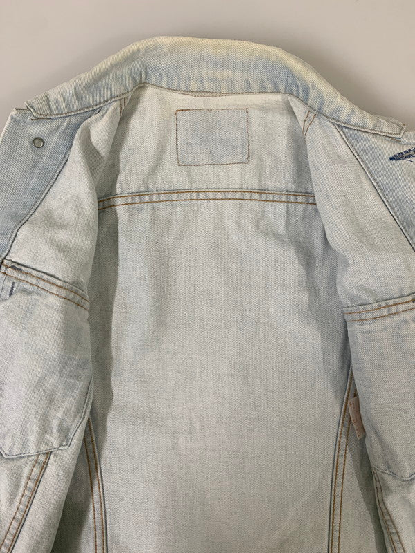 【中古品】【メンズ】 Levi's リーバイス 80's DENIM TRACKER JACKET 75505-0212 VINTAGE 80年代 デニム トラッカージャケット ライトアウター Gジャン 147-250929-kk-14-min サイズ：36 カラー：ライトインディゴ 万代Net店