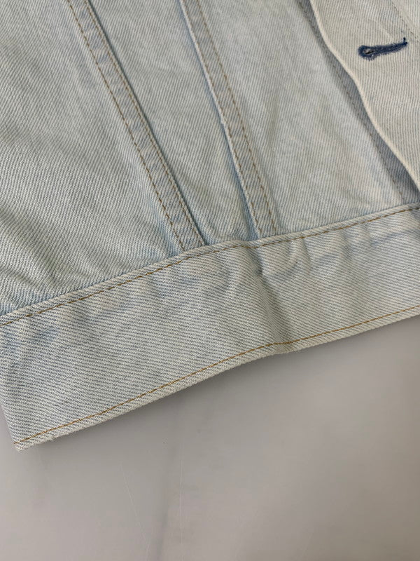 【中古品】【メンズ】 Levi's リーバイス 80's DENIM TRACKER JACKET 75505-0212 VINTAGE 80年代 デニム トラッカージャケット ライトアウター Gジャン 147-250929-kk-14-min サイズ：36 カラー：ライトインディゴ 万代Net店