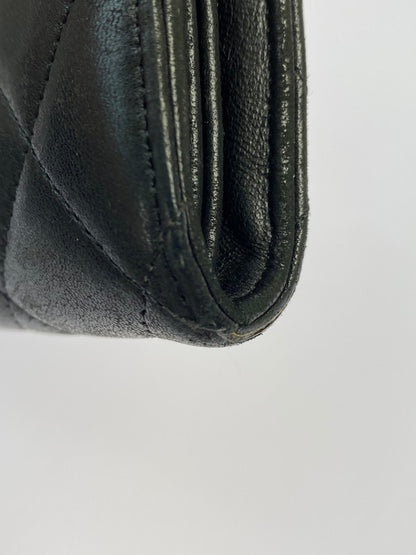 【現状渡し品】【レディース】 CHANEL シャネル マトラッセ ラムスキン 二つ折り長財布 A50096 ロングウォレット レザーウォレット 181-251016-kk-24-min カラー：ブラック 万代Net店