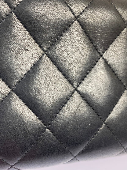 【現状渡し品】【レディース】 CHANEL シャネル マトラッセ ラムスキン 二つ折り長財布 A50096 ロングウォレット レザーウォレット 181-251016-kk-24-min カラー：ブラック 万代Net店