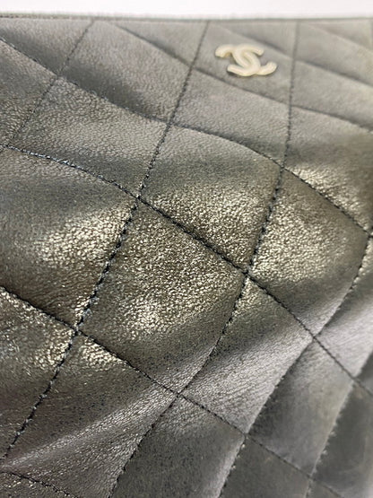 【現状渡し品】【レディース】 CHANEL シャネル マトラッセ ラムスキン 二つ折り長財布 A50096 ロングウォレット レザーウォレット 181-251016-kk-24-min カラー：ブラック 万代Net店