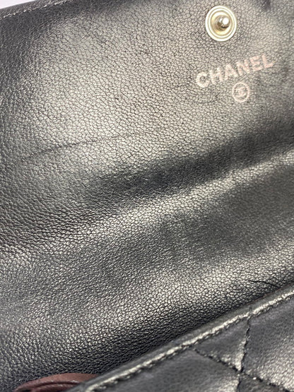 【現状渡し品】【レディース】 CHANEL シャネル マトラッセ ラムスキン 二つ折り長財布 A50096 ロングウォレット レザーウォレット 181-251016-kk-24-min カラー：ブラック 万代Net店