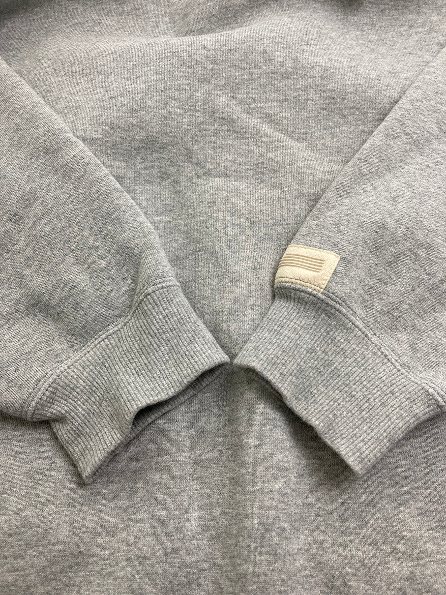 【中古品】【メンズ】 NEW BALANCE ニューバランス 1000 SWEAT HOODIE AMT25021 1000 スウェットプルオーバーフーディー トップス パーカー 148-251021-kk-07-min サイズ：XL カラー：グレー 万代Net店