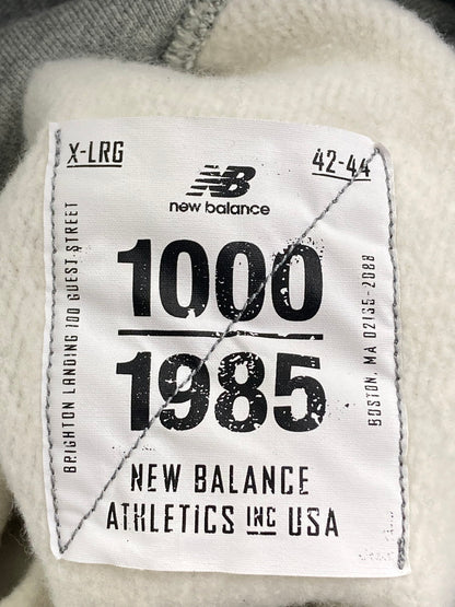 【中古品】【メンズ】 NEW BALANCE ニューバランス 1000 SWEAT HOODIE AMT25021 1000 スウェットプルオーバーフーディー トップス パーカー 148-251021-kk-07-min サイズ：XL カラー：グレー 万代Net店