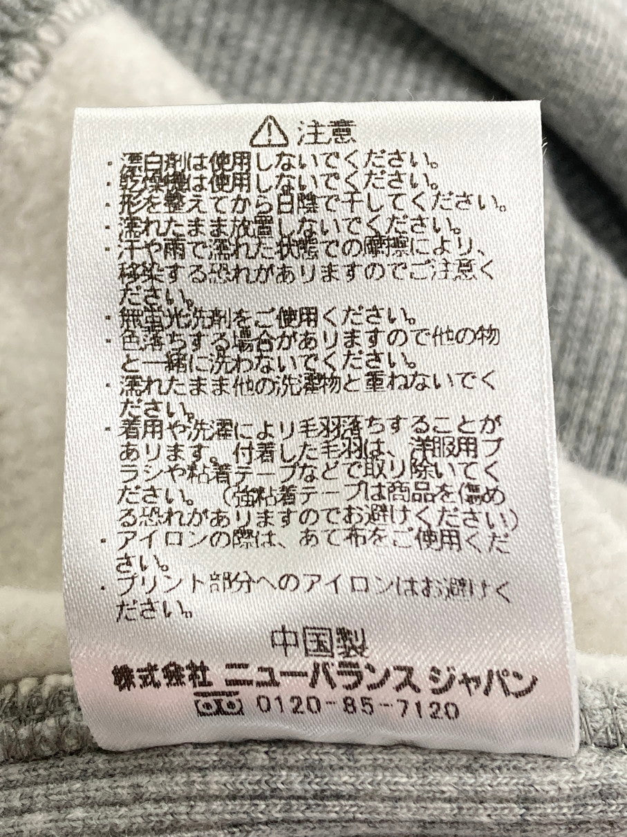 【中古品】【メンズ】 NEW BALANCE ニューバランス 1000 SWEAT HOODIE AMT25021 1000 スウェットプルオーバーフーディー トップス パーカー 148-251021-kk-07-min サイズ：XL カラー：グレー 万代Net店