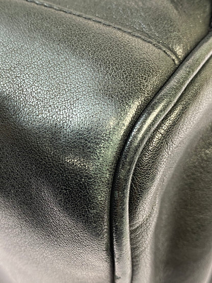 【中古品】【メンズ/レディース】 SAINT LAURENT PARIS サンローランパリ LEATHER MOUTON BACKPACK レザー マウンテン バックパック リュック カバン 180-251021-jt-04-min カラー：ブラック 万代Net店