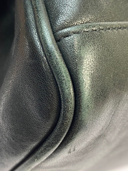 【中古品】【メンズ/レディース】 SAINT LAURENT PARIS サンローランパリ LEATHER MOUTON BACKPACK レザー マウンテン バックパック リュック カバン 180-251021-jt-04-min カラー：ブラック 万代Net店