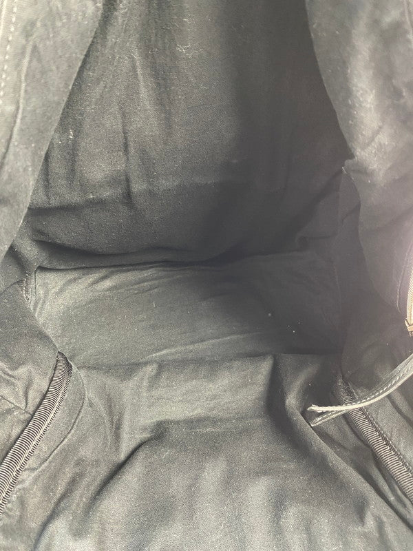 【中古品】【メンズ/レディース】 SAINT LAURENT PARIS サンローランパリ LEATHER MOUTON BACKPACK レザー マウンテン バックパック リュック カバン 180-251021-jt-04-min カラー：ブラック 万代Net店