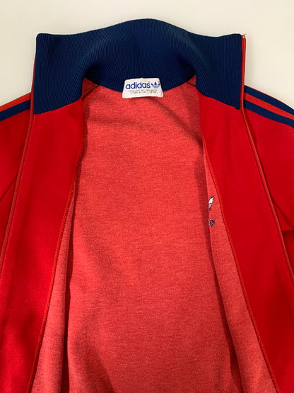 【中古品】【メンズ】 adidas アディダス 80's TRACK JACKET 80年代 デサント製 トラックジャケット ジャージ トップス 146-251213-yn-03-min カラー：レッド 万代Net店