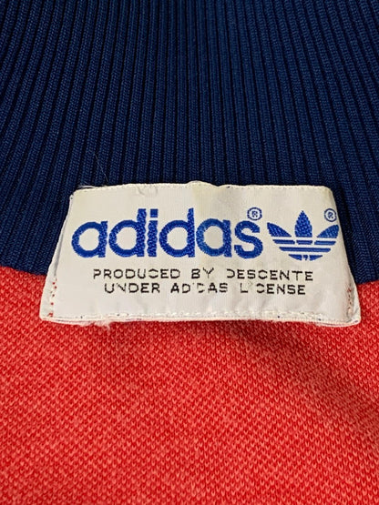【中古品】【メンズ】 adidas アディダス 80's TRACK JACKET 80年代 デサント製 トラックジャケット ジャージ トップス 146-251213-yn-03-min カラー：レッド 万代Net店