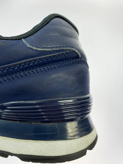 【現状渡し品】【メンズ】 NEW BALANCE ニューバランス ML574HRB スニーカー 靴 ローカット ヌバック レザー 163-251002-kk-36-min カラー：BLUE 万代Net店