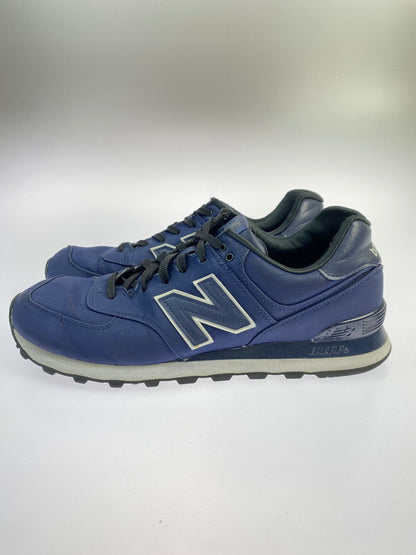 【現状渡し品】【メンズ】 NEW BALANCE ニューバランス ML574HRB スニーカー 靴 ローカット ヌバック レザー 163-251002-kk-36-min カラー：BLUE 万代Net店