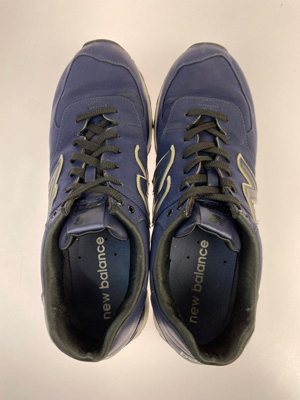 【現状渡し品】【メンズ】 NEW BALANCE ニューバランス ML574HRB スニーカー 靴 ローカット ヌバック レザー 163-251002-kk-36-min カラー：BLUE 万代Net店