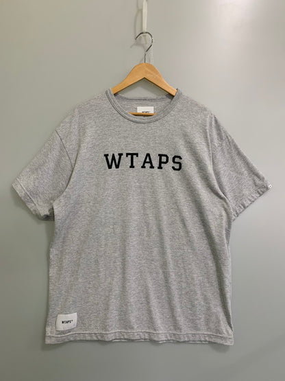 【中古品】【メンズ】 WTAPS ダブルタップス 25SS ACADEMY 01/SS/CTPL 251ATDT-CSM19 アカデミー Tシャツ 半袖 トップス 142-250929-kk-09-min サイズ：02 カラー：グレー 万代Net店
