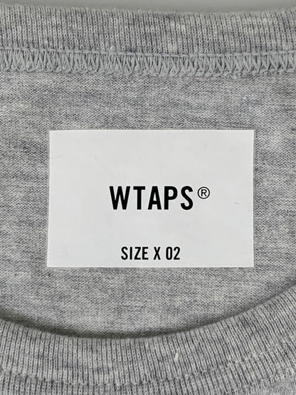 【中古品】【メンズ】 WTAPS ダブルタップス 25SS ACADEMY 01/SS/CTPL 251ATDT-CSM19 アカデミー Tシャツ 半袖 トップス 142-250929-kk-09-min サイズ：02 カラー：グレー 万代Net店