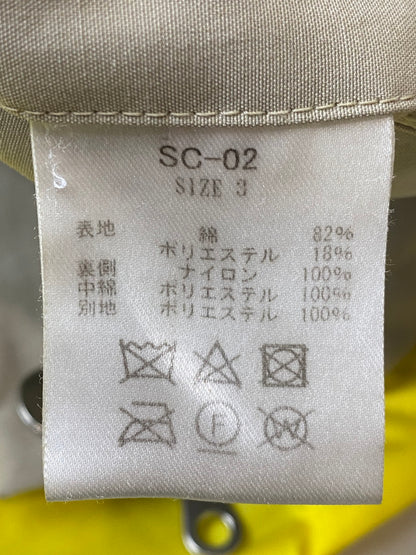 【中古品】【メンズ】 SIMPLY COMPLICATED シンプリーコンプリケイテッド URBAN PADDED PARKA SC-02 アーバン パデッドパーカー アウター 中綿ジャケット 140-250930-kk-03-min サイズ：3 カラー：ベージュ 万代Net店