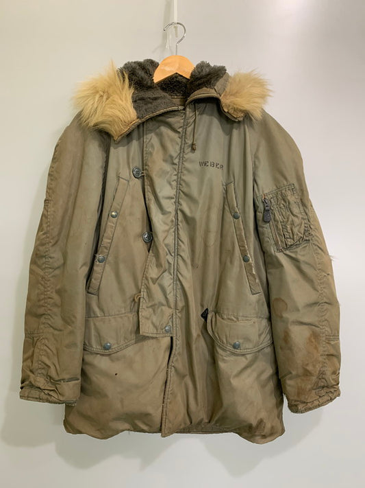 【ジャンク品】【メンズ】 U.S.ARMY 60's N-3B JACKET アメリカ陸軍 60年代 ジャケット アウター 146-251213-yn-09-min カラー：オリーブグリーン 万代Net店