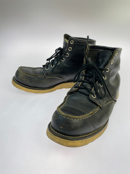 【中古品】【メンズ】 RED WING レッドウィング 8130 99年製 IRISH SETTER MOC TOE BOOTS BLACK 靴 シューズ ブーツ 164-251005-AS-17-min サイズ：US9 カラー：ブラック 万代Net店