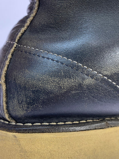 【中古品】【メンズ】 RED WING レッドウィング 8130 99年製 IRISH SETTER MOC TOE BOOTS BLACK 靴 シューズ ブーツ 164-251005-AS-17-min サイズ：US9 カラー：ブラック 万代Net店