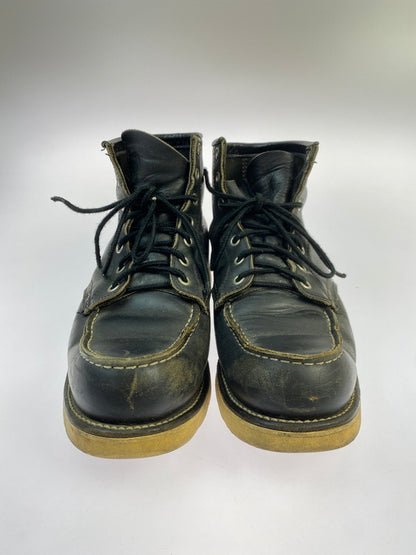 【中古品】【メンズ】 RED WING レッドウィング 8130 99年製 IRISH SETTER MOC TOE BOOTS BLACK 靴 シューズ ブーツ 164-251005-AS-17-min サイズ：US9 カラー：ブラック 万代Net店