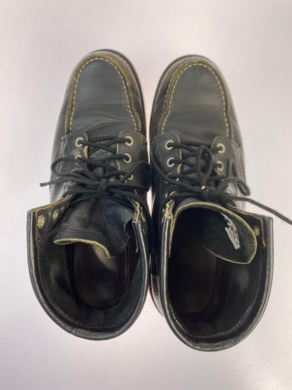【中古品】【メンズ】 RED WING レッドウィング 8130 99年製 IRISH SETTER MOC TOE BOOTS BLACK 靴 シューズ ブーツ 164-251005-AS-17-min サイズ：US9 カラー：ブラック 万代Net店