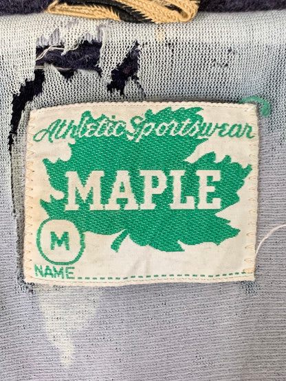 【現状渡し品】【メンズ】 MAPLE メイプル 60's VARSITY JACKET VINTAGE 60年代 バーシティージャケット アウター スタジャン ヴィンテージ 146-251008-kk-34-min サイズ：M カラー：ネイビー 万代Net店
