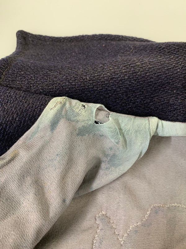 【現状渡し品】【メンズ】 MAPLE メイプル 60's VARSITY JACKET VINTAGE 60年代 バーシティージャケット アウター スタジャン ヴィンテージ 146-251008-kk-34-min サイズ：M カラー：ネイビー 万代Net店