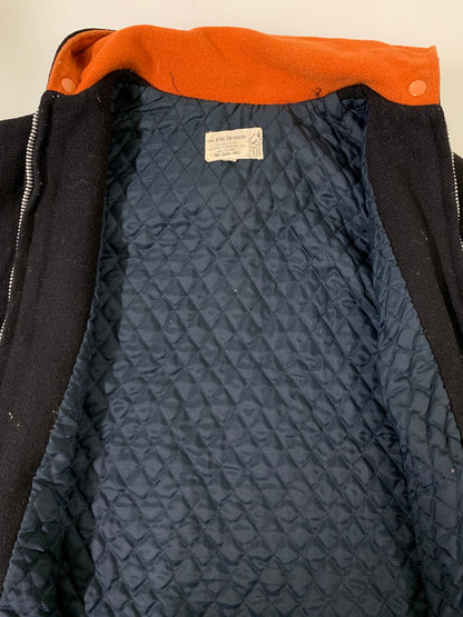 【中古品】【メンズ】 THE BRICK SHIRTHOUSE ザ ブリック シャツハウス 50-60's SAILOR COLLAR COLLEGE WOOL JACKET VINTAGE 50-60年代 セーラーカラー カレッジ ウールジャケット アウター ヴィンテージ 146-251007-kk-41-min サイズ：S カラー：ブラック 万代Net店