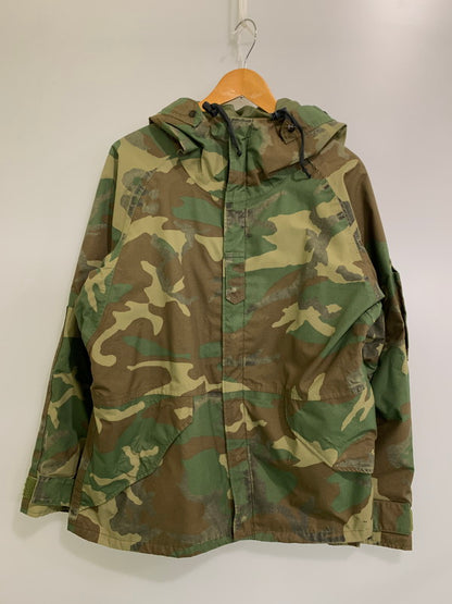 【現状渡し品】【メンズ】 U.S.ARMY ECWCS 1st 後期 GTX PARKA WOODLAND CAMO DLA100-92-C-4165 アメリカ陸軍 GTX パーカー アウター 146-251010-yn-26-min サイズ：LARGE SHORT カラー：カモフラージュ 万代Net店