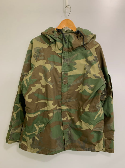 【現状渡し品】【メンズ】 U.S.ARMY ECWCS 1st 後期 GTX PARKA WOODLAND CAMO DLA100-92-C-4165 アメリカ陸軍 GTX パーカー アウター 146-251010-yn-26-min サイズ：LARGE SHORT カラー：カモフラージュ 万代Net店