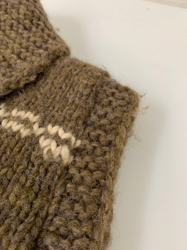 【中古品】【メンズ】 KANATA カナタ WOOL VEST 35123 ウール ベスト ニット 厚手 メンズ アウター ノルディック柄 50年代 ヴィンテージ 146-251109-em-25-min カラー：ブラウン 万代Net店