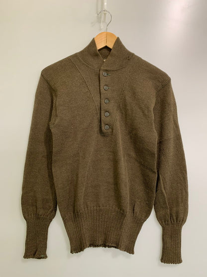 【中古品】【メンズ】 U.S.ARMY 40's SWEATER アメリカ陸軍 40年代 セーター トップス 146-251213-yn-02-min サイズ：M カラー：オリーブグリーン 万代Net店