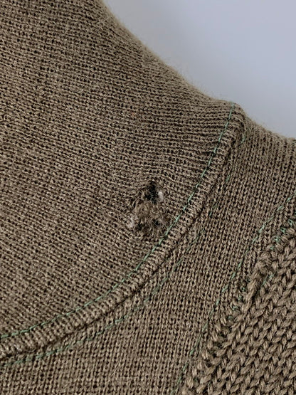 【中古品】【メンズ】 U.S.ARMY 40's SWEATER アメリカ陸軍 40年代 セーター トップス 146-251213-yn-02-min サイズ：M カラー：オリーブグリーン 万代Net店