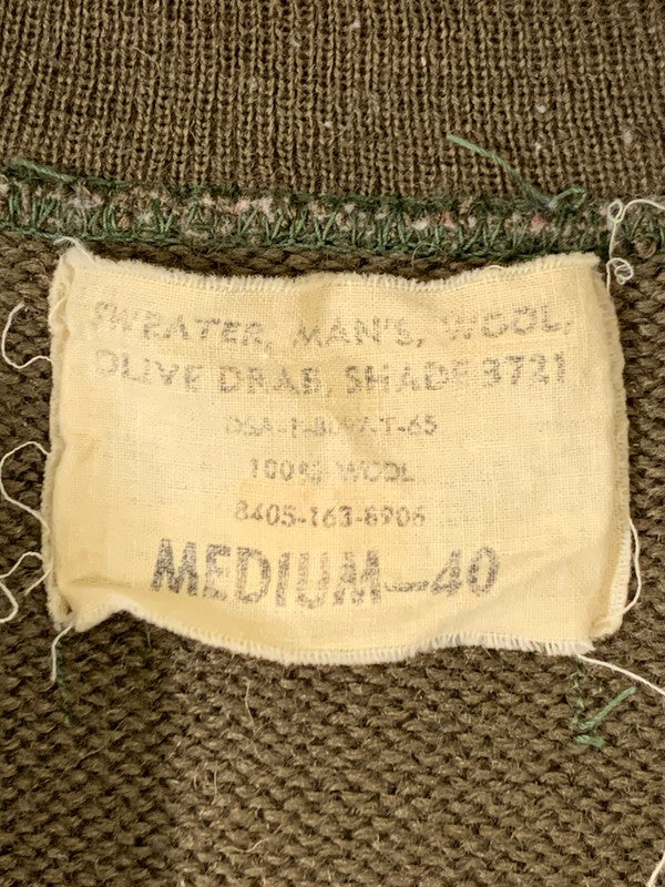 【中古品】【メンズ】 U.S.ARMY 40's SWEATER アメリカ陸軍 40年代 セーター トップス 146-251213-yn-02-min サイズ：M カラー：オリーブグリーン 万代Net店
