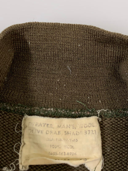 【中古品】【メンズ】 U.S.ARMY 40's SWEATER アメリカ陸軍 40年代 セーター トップス 146-251213-yn-02-min サイズ：M カラー：オリーブグリーン 万代Net店