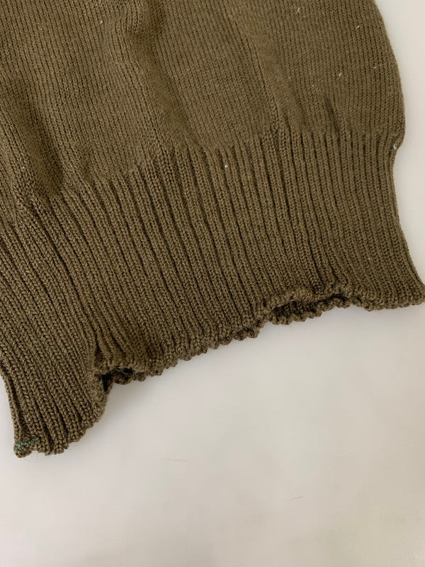 【中古品】【メンズ】 U.S.ARMY 40's SWEATER アメリカ陸軍 40年代 セーター トップス 146-251213-yn-02-min サイズ：M カラー：オリーブグリーン 万代Net店