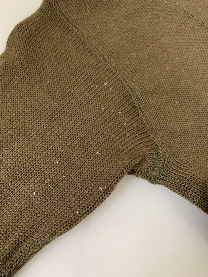【中古品】【メンズ】 U.S.ARMY 40's SWEATER アメリカ陸軍 40年代 セーター トップス 146-251213-yn-02-min サイズ：M カラー：オリーブグリーン 万代Net店