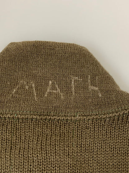 【中古品】【メンズ】 U.S.ARMY 40's SWEATER アメリカ陸軍 40年代 セーター トップス 146-251213-yn-02-min サイズ：M カラー：オリーブグリーン 万代Net店