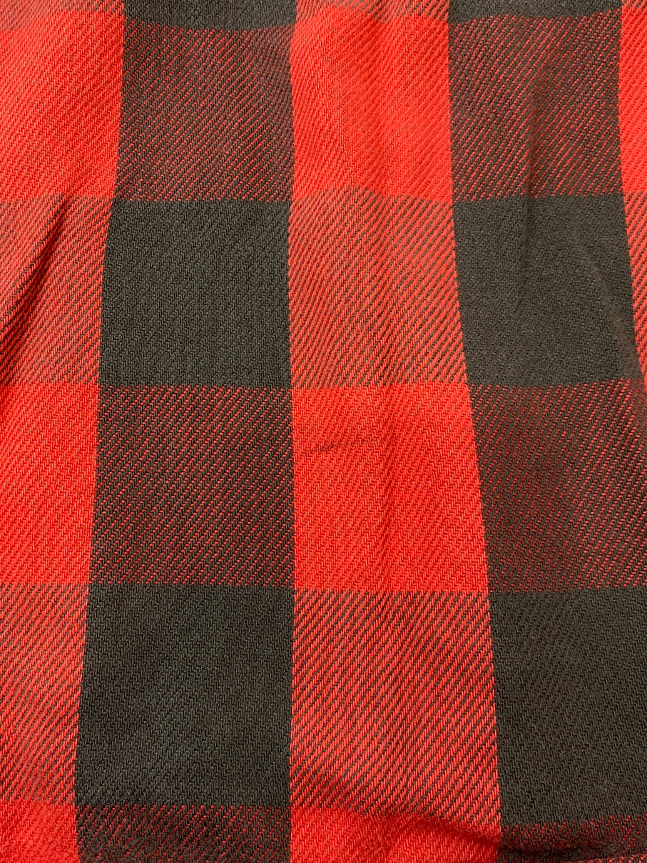 【中古品】【メンズ】 BIG YANK ビッグヤンク 70's FLANNEL CHECK SHIRT VINTAGE 70年代 フランネルチェックシャツ 長袖 トップス ヴィンテージ 146-251106-kk-26-min サイズ：表記無し 下記参照 カラー：レッド 万代Net店