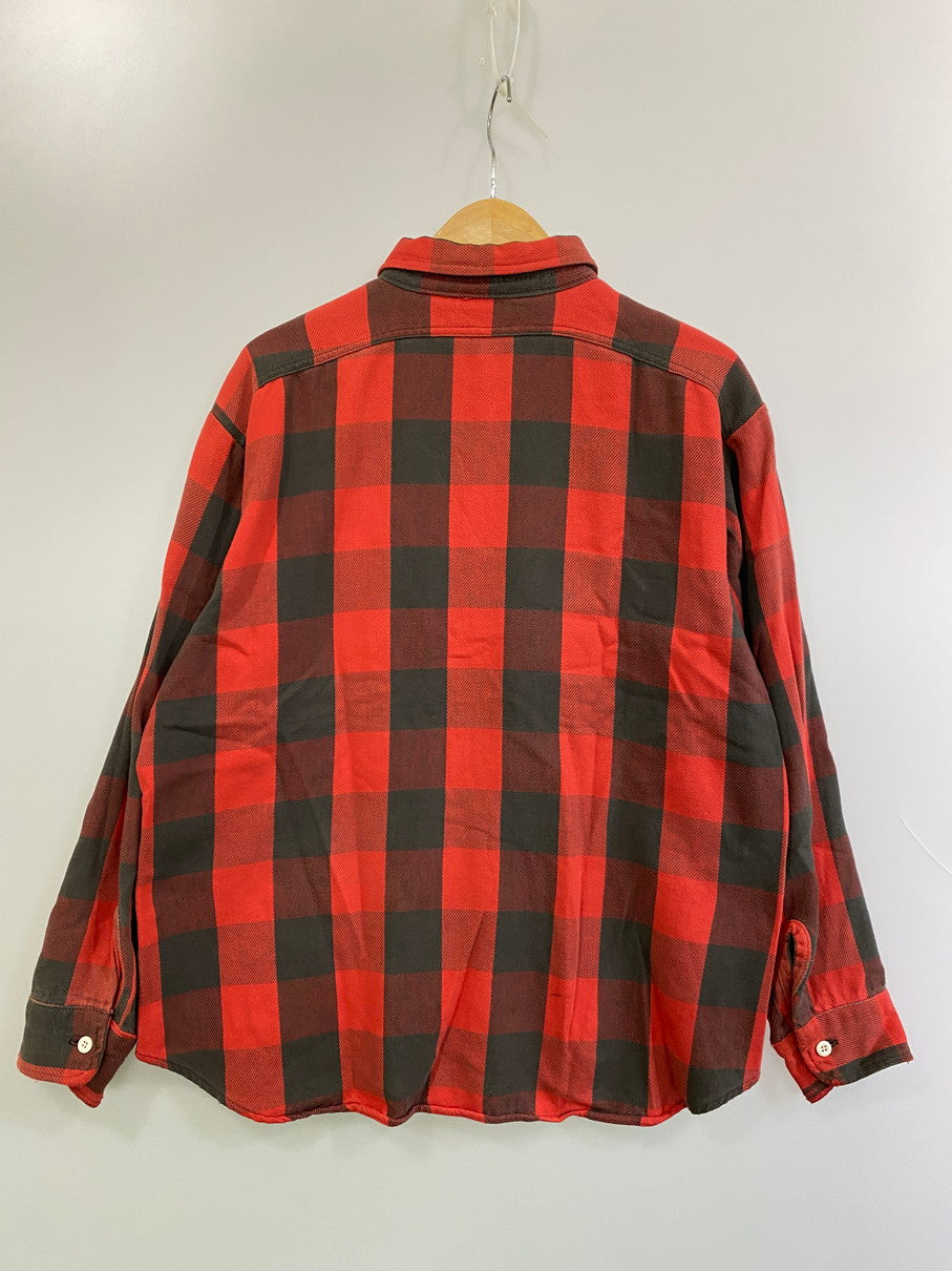 【中古品】【メンズ】 BIG YANK ビッグヤンク 70's FLANNEL CHECK SHIRT VINTAGE 70年代 フランネルチェックシャツ 長袖 トップス ヴィンテージ 146-251106-kk-26-min サイズ：表記無し 下記参照 カラー：レッド 万代Net店