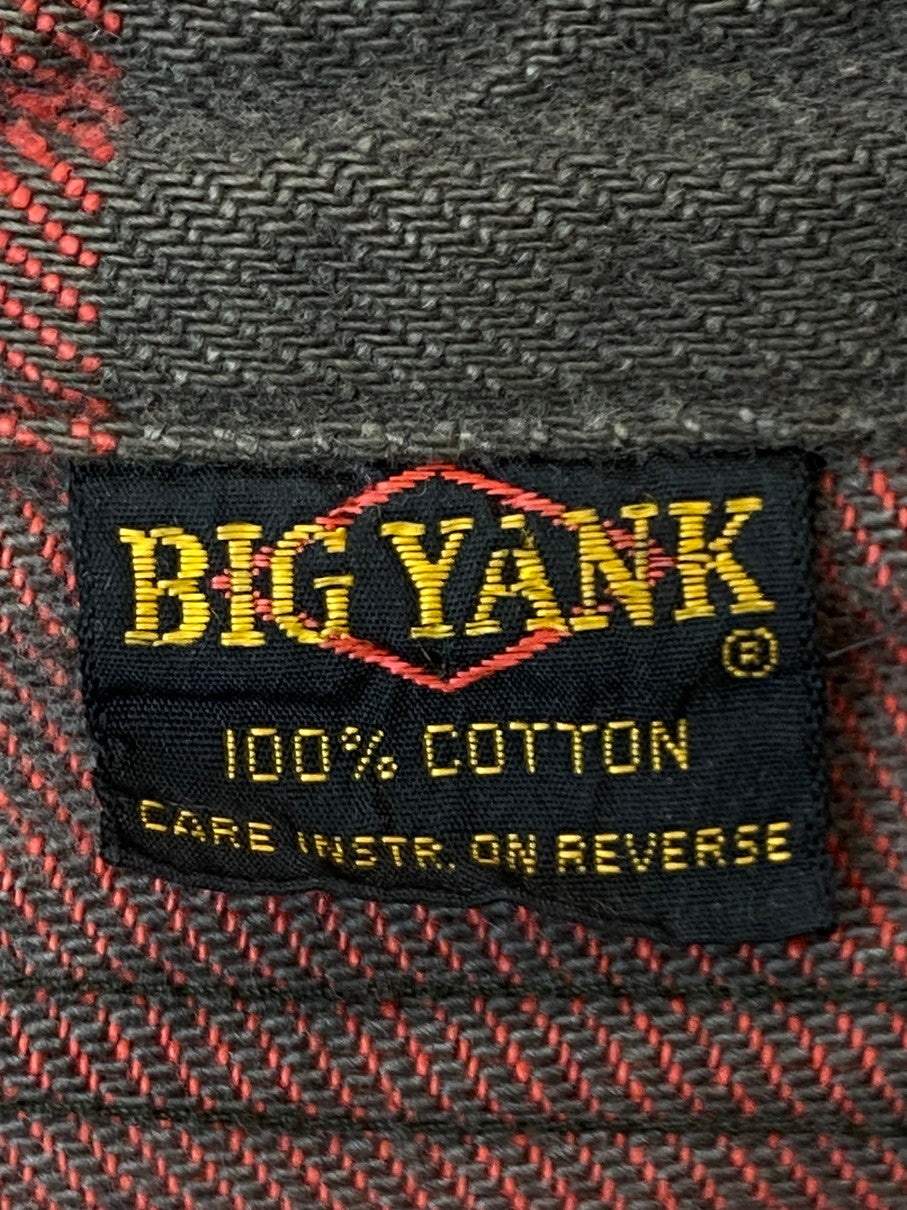 【中古品】【メンズ】 BIG YANK ビッグヤンク 70's FLANNEL CHECK SHIRT VINTAGE 70年代 フランネルチェックシャツ 長袖 トップス ヴィンテージ 146-251106-kk-26-min サイズ：表記無し 下記参照 カラー：レッド 万代Net店