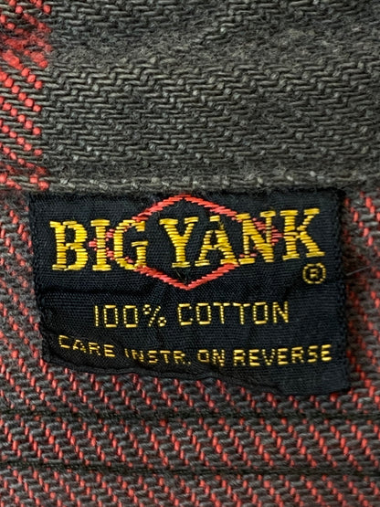 【中古品】【メンズ】 BIG YANK ビッグヤンク 70's FLANNEL CHECK SHIRT VINTAGE 70年代 フランネルチェックシャツ 長袖 トップス ヴィンテージ 146-251106-kk-26-min サイズ：表記無し 下記参照 カラー：レッド 万代Net店
