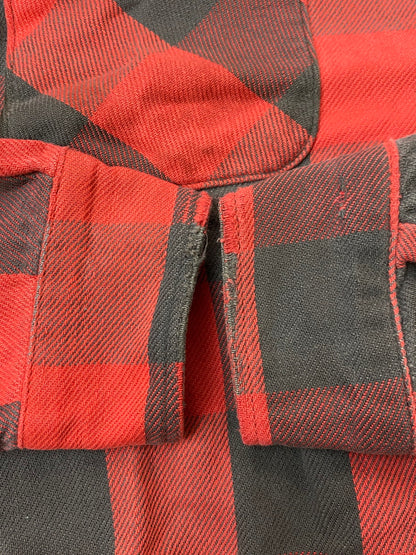 【中古品】【メンズ】 BIG YANK ビッグヤンク 70's FLANNEL CHECK SHIRT VINTAGE 70年代 フランネルチェックシャツ 長袖 トップス ヴィンテージ 146-251106-kk-26-min サイズ：表記無し 下記参照 カラー：レッド 万代Net店