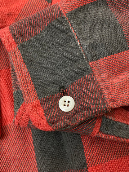 【中古品】【メンズ】 BIG YANK ビッグヤンク 70's FLANNEL CHECK SHIRT VINTAGE 70年代 フランネルチェックシャツ 長袖 トップス ヴィンテージ 146-251106-kk-26-min サイズ：表記無し 下記参照 カラー：レッド 万代Net店