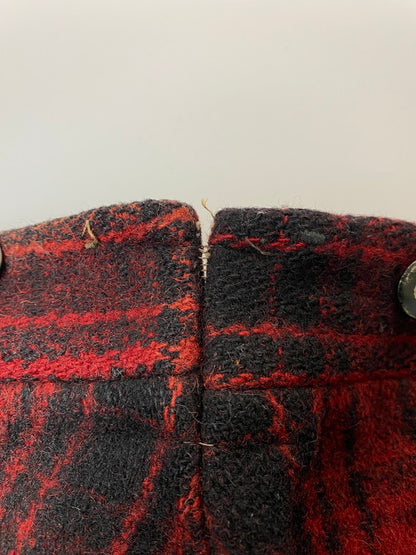 【現状渡し品】【メンズ】 WOOL RICH ウールリッチ WOOL SHORTS 40'S ウール ショーツ ショートパンツ メンズ ボトムス 半ズボン 157-251214-em-14-min カラー：レッド/ブラック（チェック柄） 万代Net店