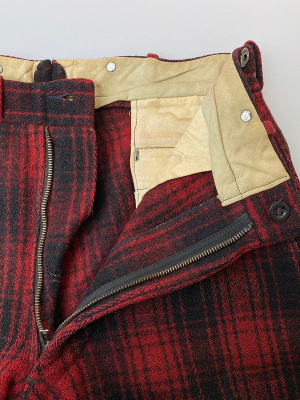 【現状渡し品】【メンズ】 WOOL RICH ウールリッチ WOOL SHORTS 40'S ウール ショーツ ショートパンツ メンズ ボトムス 半ズボン 157-251214-em-14-min カラー：レッド/ブラック（チェック柄） 万代Net店