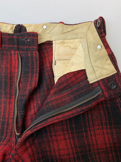 【現状渡し品】【メンズ】 WOOL RICH ウールリッチ WOOL SHORTS 40'S ウール ショーツ ショートパンツ メンズ ボトムス 半ズボン 157-251214-em-14-min カラー：レッド/ブラック（チェック柄） 万代Net店